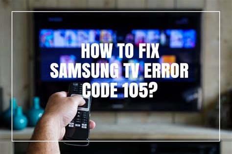 samsung tv error code 106